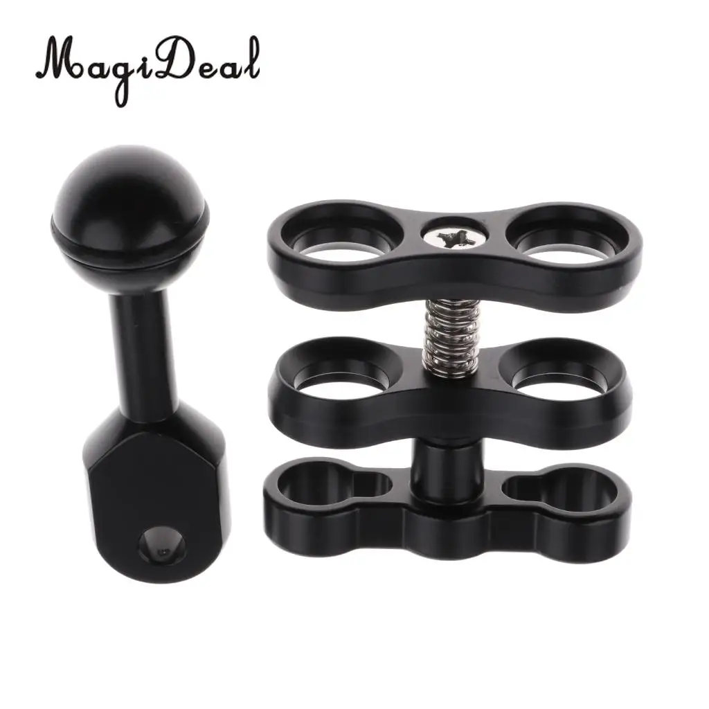 Dual 2 Hole Ball Clamp 3 Joint Mount Underwater Diving Snorkeling Light Connector Arm Bracket for Swim Diving Surfing Accessory
Dual 2 Hole Ball Clamp 3 Joint Mount Underwater Diving Snorkeling Light Connector Arm Bracket for Swim Diving Surfing Accessory