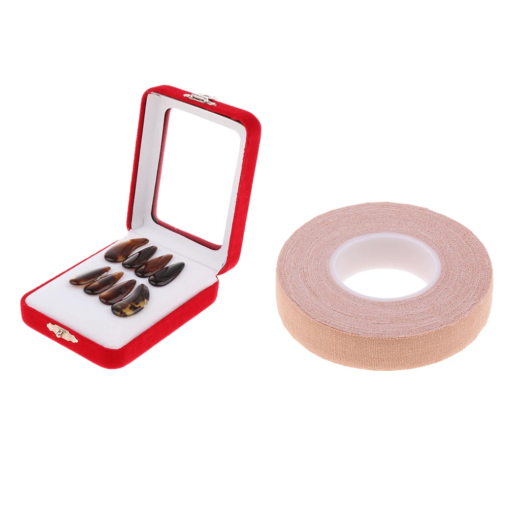 8pcs Finger Picks Groove Chinese Zither Koto Guzheng Nails with Adhesive Tape for Adults Players
8pcs Finger Picks Groove Chinese Zither Koto Guzheng Nails with Adhesive Tape for Adults Players
