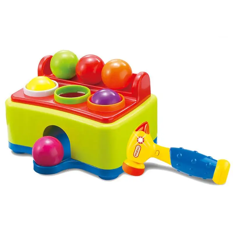 

Детское музыкальное просвещение стол мяч ударная игрушка музыкальная обучающая игрушка с молоток Цветной шар со звуковыми эффектами для д...