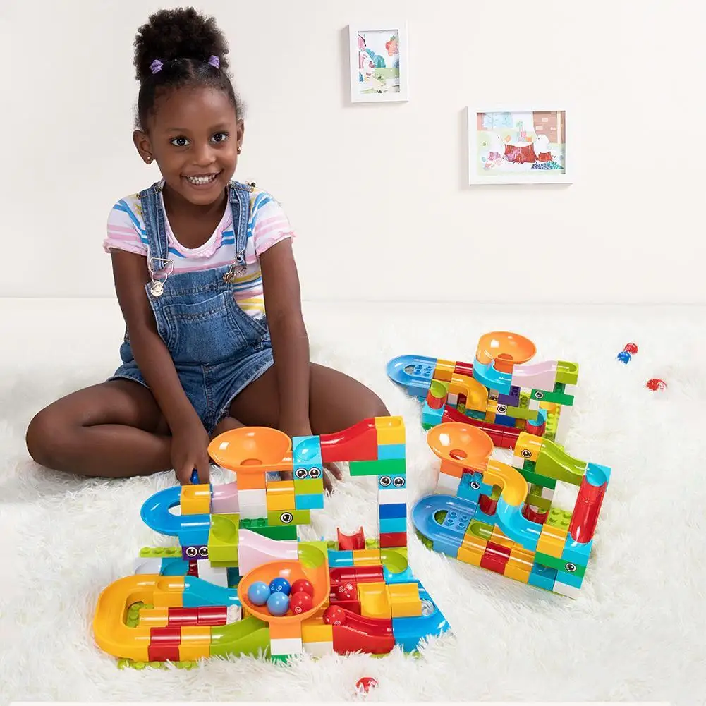 52-156Pcs Slide Block Run Maze Balls Track Building Blocks Funnel Slide Big Size Building Brick Compatible Gift For Kids
52-156Pcs Slide Block Run Maze Balls Track Building Blocks Funnel Slide Big Size Building Brick Compatible Gift For Kids