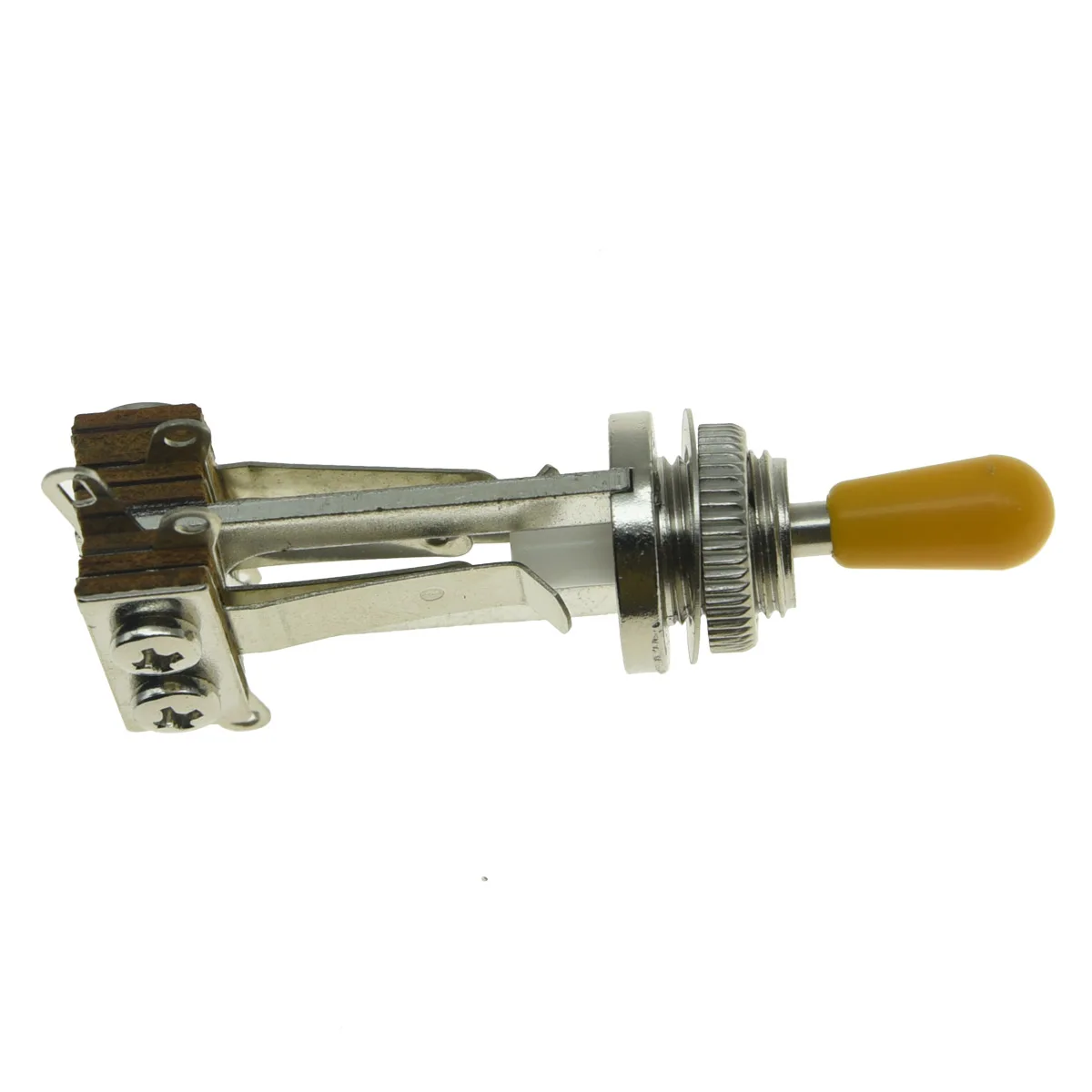 KAISH Long Straight 3 Way Toggle Switch Pickup Switch for Les Paul Guitars with Black/Amber Tip
KAISH Long Straight 3 Way Toggle Switch Pickup Switch for Les Paul Guitars with Black/Amber Tip