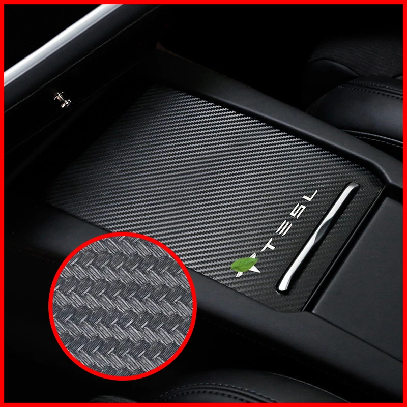 1pc SEEYULE Carbon Fiber Center Console Box Sticker Armrest Cover for Tesla Model S Model X Car styling Decal anti-Scratch decor
1pc SEEYULE Carbon Fiber Center Console Box Sticker Armrest Cover for Tesla Model S Model X Car styling Decal anti-Scratch decor