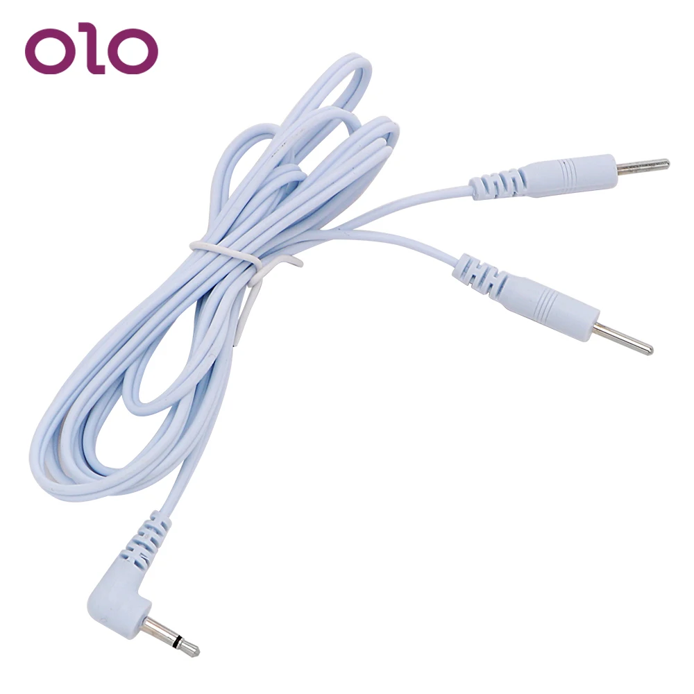 

OLO 2/4 Pin Electric Shock Wire Electro Stimulation Therapy Massager Accessories Sex Toys For Penis Ring Anal Plug