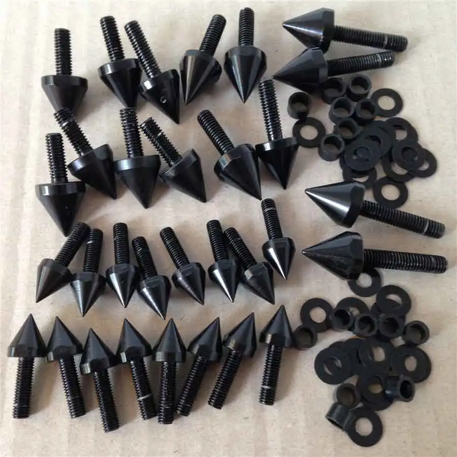 ABS Fairing Screw Bolts Kit for Suzuki GSXR750 2000-2003 / GSXR 1000 2001-2002 Aluminum Motorcycle Accessories Black / Silver
ABS Fairing Screw Bolts Kit for Suzuki GSXR750 2000-2003 / GSXR 1000 2001-2002 Aluminum Motorcycle Accessories Black / Silver