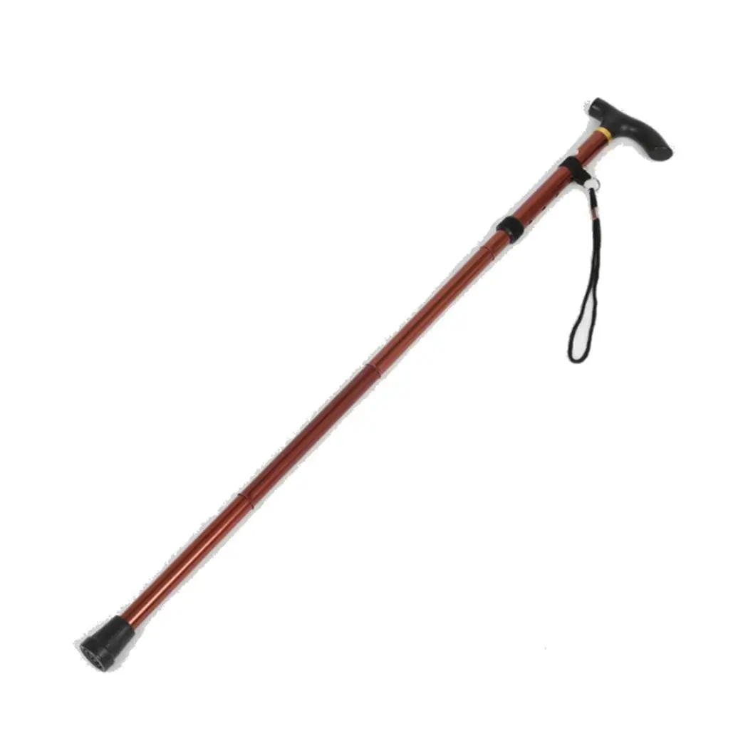 4-section Adjustable Walking Stick Hiking Trekking Trail Ultralight Canes Aluminum Alloy Folding Cane Sticks | Спорт и развлечения