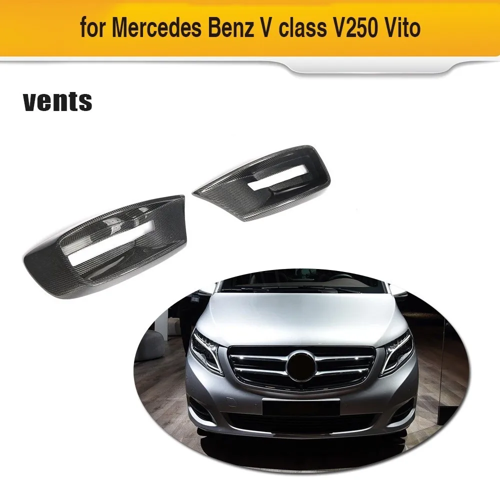 Carbon Fiber For Mercedes-Benz V-Class W447 2014 - 2018 MPV Head Front Bumper Air Vent Fender Trim
Carbon Fiber For Mercedes-Benz V-Class W447 2014 - 2018 MPV Head Front Bumper Air Vent Fender Trim