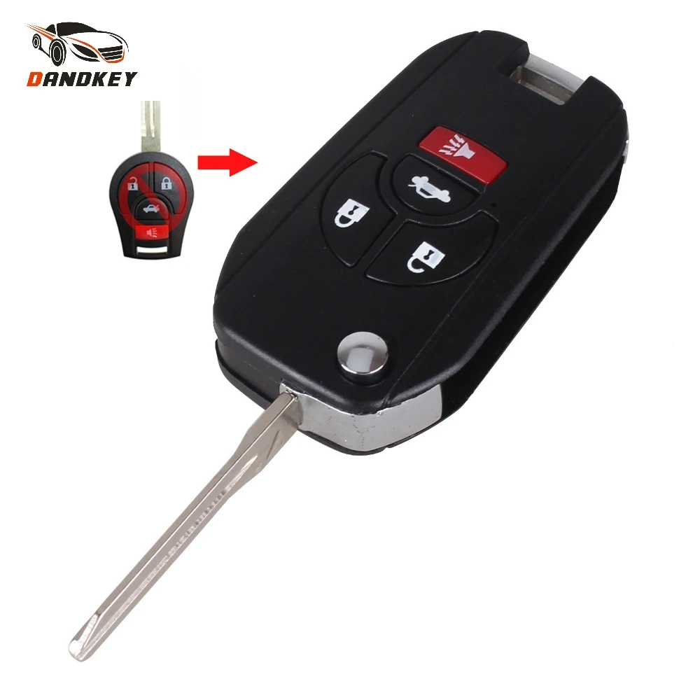 Dandkey New 4 Buttons Uncut Blank Remote Flip Folding Key Shell Case Fob for Nissan Altima Maxima Sentra Versa key shell
Dandkey New 4 Buttons Uncut Blank Remote Flip Folding Key Shell Case Fob for Nissan Altima Maxima Sentra Versa key shell