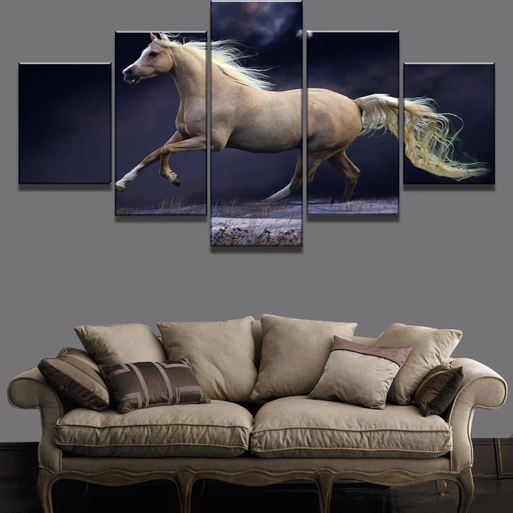 Framework 5 Piece Canvas Art Beautiful Horse Painting Canvas Wall Art Picture Home Decoration Living Room Canvas Painting
Framework 5 Piece Canvas Art Beautiful Horse Painting Canvas Wall Art Picture Home Decoration Living Room Canvas Painting
