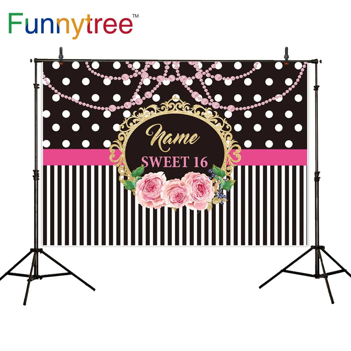 Funnytree photo background sweet 16 brithday party princess Jewelry dots photophone photography backdrops studio photophone
Funnytree photo background sweet 16 brithday party princess Jewelry dots photophone photography backdrops studio photophone