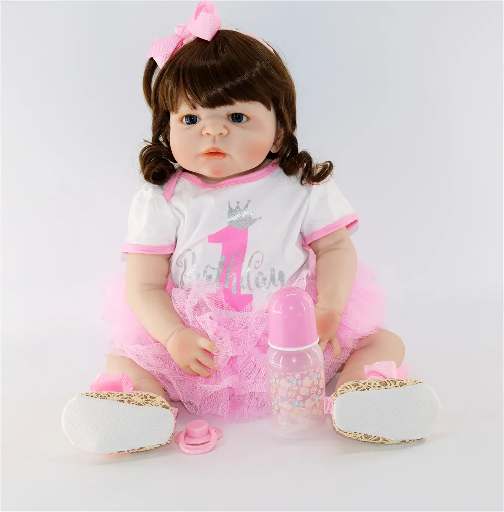 Кудрявая девочка bebes reborn 23 "57 см Силиконовая Кукла reborn для всего тела игрушки подарок bebe boneca reborn realista menina
Кудрявая девочка bebes reborn 23 "57 см Силиконовая Кукла reborn для всего тела игрушки подарок bebe boneca reborn realista menina