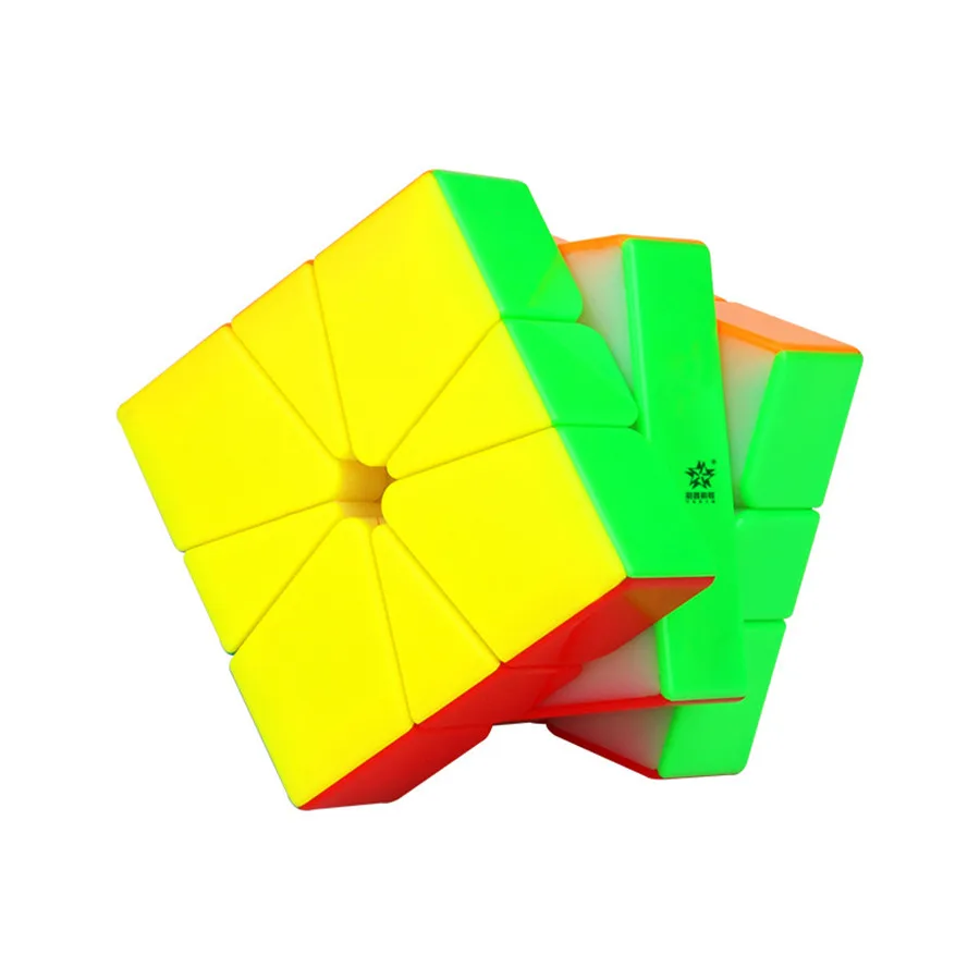 

Little Magic New SQ1 3x3x3 Fast Speed Magic Cube Twist Puzzle Brain Teaser 3x3 Yuxin Multi-Color Smooth Stickerless IQ Game ABS