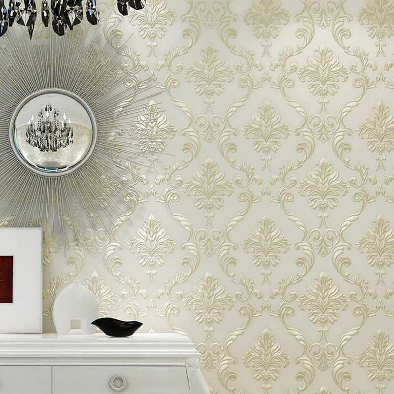 PAYSOTA European Simple Luxury Damask Wallpaper For Wall 3 D Classic Embossed TV Room Bedroom Wall Paper Home Decor
PAYSOTA European Simple Luxury Damask Wallpaper For Wall 3 D Classic Embossed TV Room Bedroom Wall Paper Home Decor