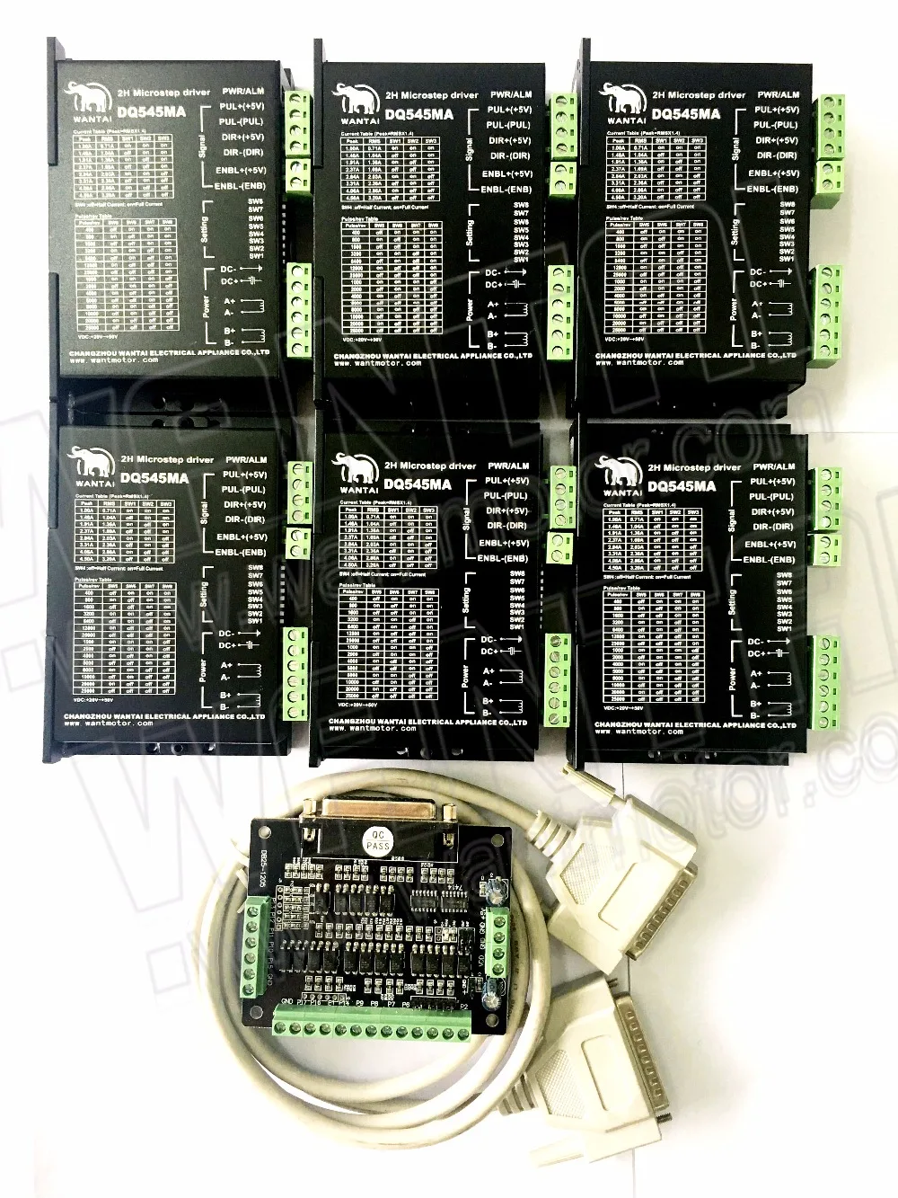 Advanced! Wantai Driver6PCS DQ545MA replace DQ542M PEAK4.5A 18- 50V 128micro For Nema23 24 34 motor CNC Router Engraving Grind
Advanced! Wantai Driver6PCS DQ545MA replace DQ542M PEAK4.5A 18- 50V 128micro For Nema23 24 34 motor CNC Router Engraving Grind
