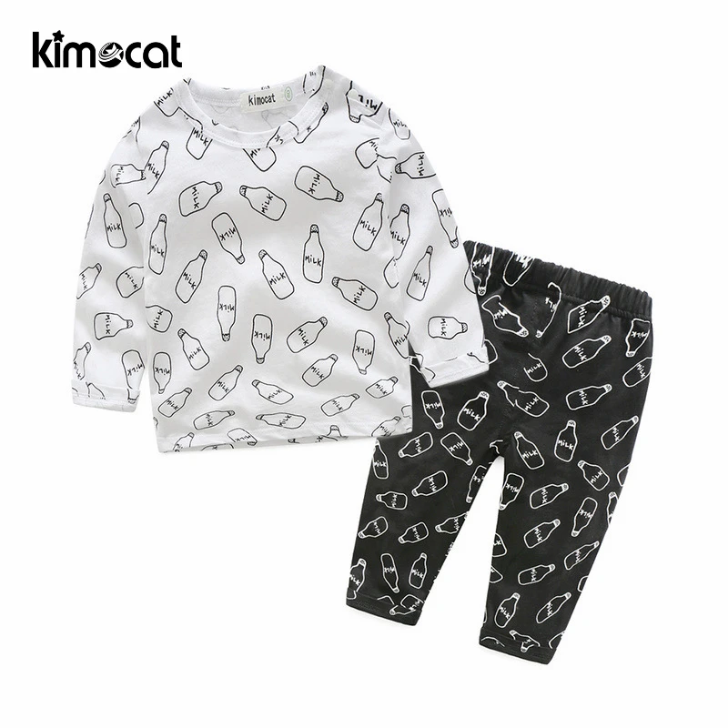 Kimocat Boys Clothing Set Newborn Spring Autumn Long Sleeve Likable Feeding-Bottle Printing Cotton Baby Sleeping Suits Pajamas
Kimocat Boys Clothing Set Newborn Spring Autumn Long Sleeve Likable Feeding-Bottle Printing Cotton Baby Sleeping Suits Pajamas