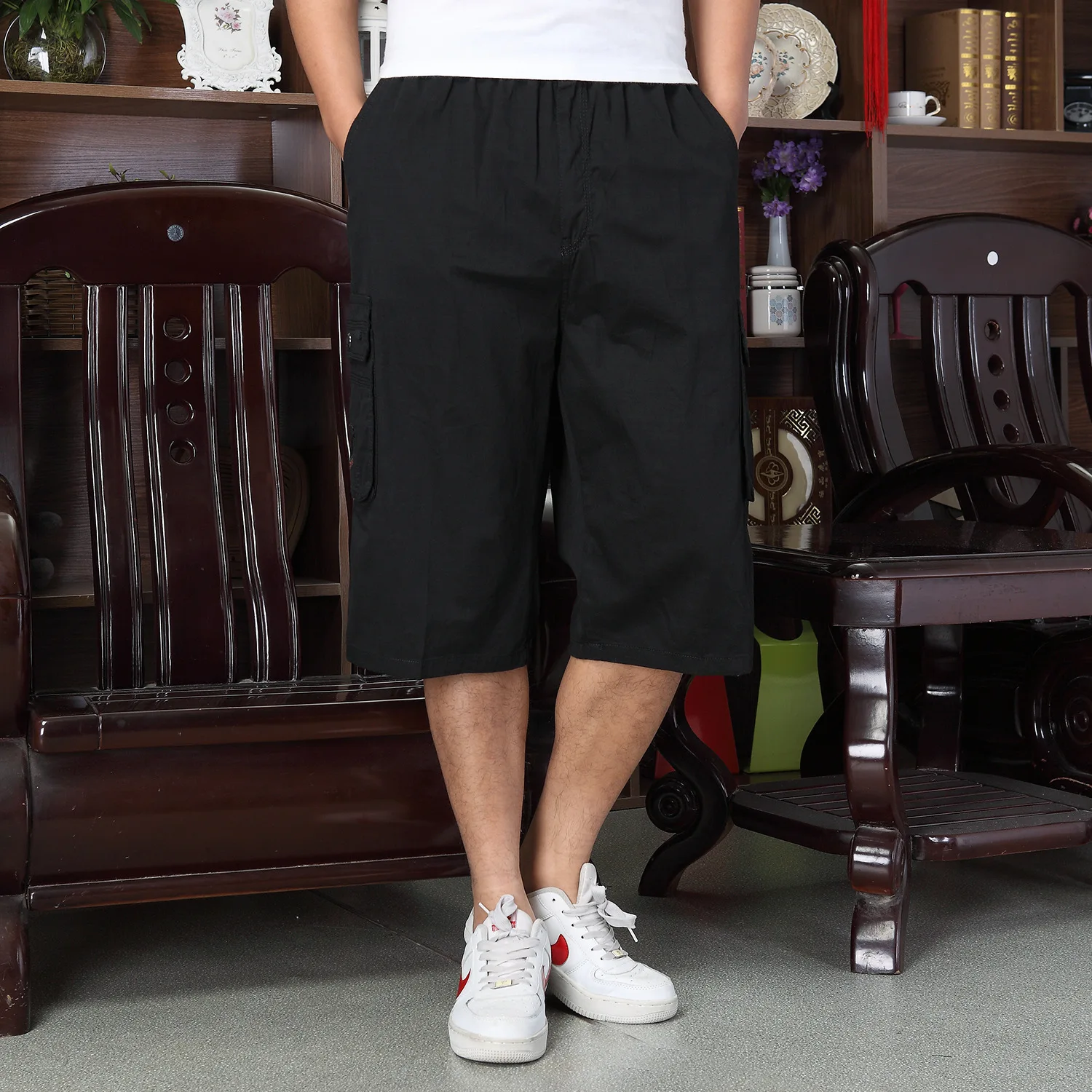 Summer Cotton Casual Men's Army Work Calf-Length Pants Cargo Pants Men Fashion Joggers Overall Military Tactical Trousers Man
Summer Cotton Casual Men's Army Work Calf-Length Pants Cargo Pants Men Fashion Joggers Overall Military Tactical Trousers Man