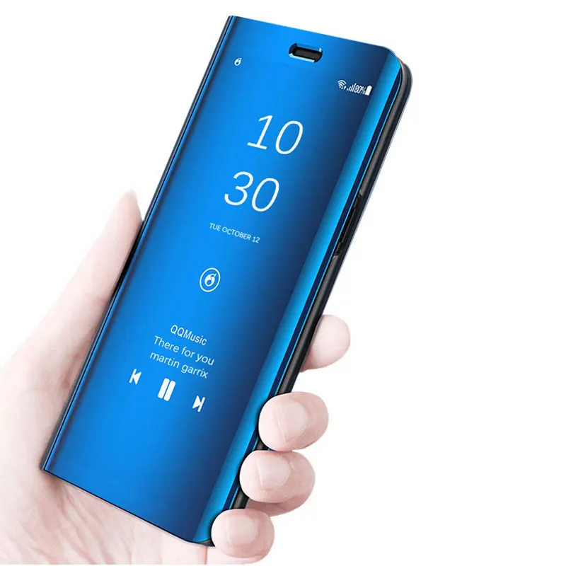 Роскошный чехол с зеркалом для huawei Y9S Y 9S подставкой флип Чехол телефона Y6S STK L21 Coque