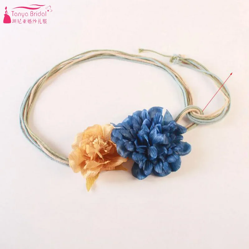 Flower Bridal Belt Cheap Bohemian Beach Wedding dress Sashes Casual Dress Accessories for Waist size less than 78cm ZA021
Flower Bridal Belt Cheap Bohemian Beach Wedding dress Sashes Casual Dress Accessories for Waist size less than 78cm ZA021
