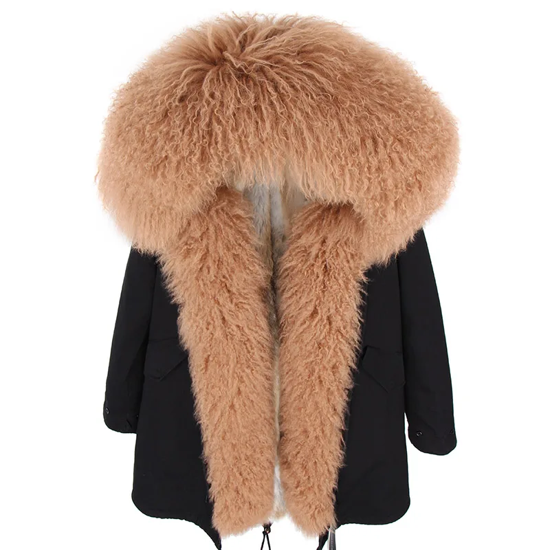 2020 parka winter jacket women parka real fur coat big natural mongolia sheep fur collar hooded rabbit fur parkas warm thick
2020 parka winter jacket women parka real fur coat big natural mongolia sheep fur collar hooded rabbit fur parkas warm thick