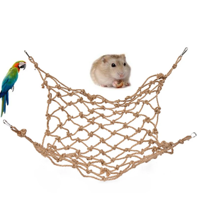 Bird Toy Parrot toys Rope Climbing Net Solid Thick Hemp Training Nets For Hamster Small Pet Birds cage Accessories toy supplies
Bird Toy Parrot toys Rope Climbing Net Solid Thick Hemp Training Nets For Hamster Small Pet Birds cage Accessories toy supplies