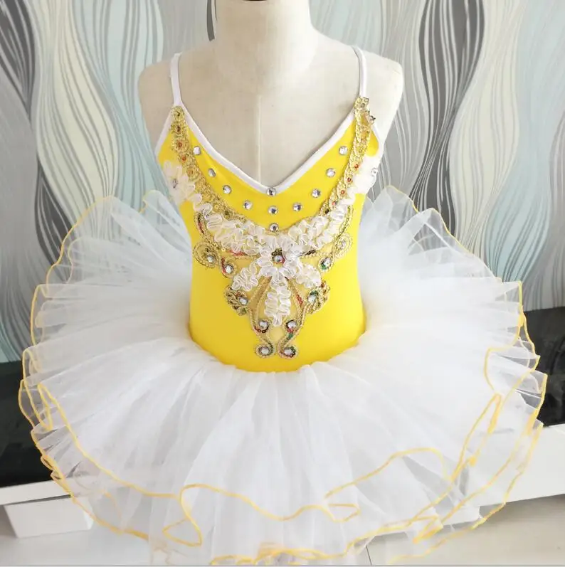 White Swan Lake Ballet Dress For Girls 2019 New Yellow Tutu Children Fluffy Fluorescent Night Club Clothing Dance Costume
White Swan Lake Ballet Dress For Girls 2019 New Yellow Tutu Children Fluffy Fluorescent Night Club Clothing Dance Costume