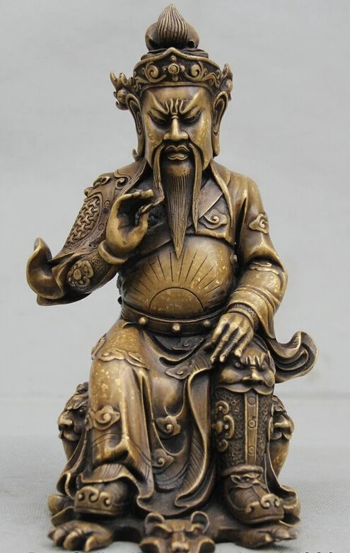song voge gem S1697 9 Chinese Purple Bronze seat Guan Gong Yu Warrior God warrior knight Statue
song voge gem S1697 9 Chinese Purple Bronze seat Guan Gong Yu Warrior God warrior knight Statue