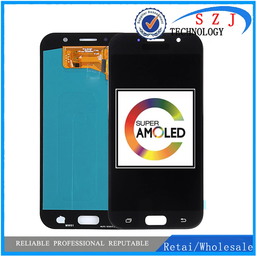 Сенсорный ЖК-дисплей Super AMOLED для Samsung Galaxy A7; 2017 A720; A720F; SM-A720F
Сенсорный ЖК-дисплей Super AMOLED для Samsung Galaxy A7; 2017 A720; A720F; SM-A720F