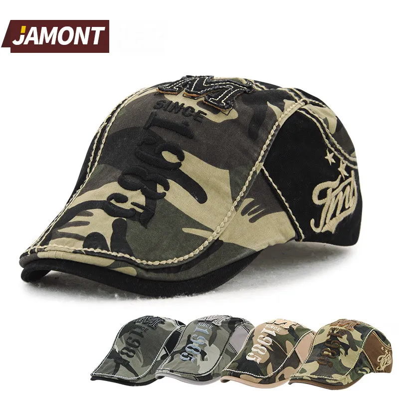 JAMONT Camouflage Cotton Beret Military Beret Sun Hat Casquette Homme Gorras Planas Gorras Planas Berets Flat Caps for Men Caps
JAMONT Camouflage Cotton Beret Military Beret Sun Hat Casquette Homme Gorras Planas Gorras Planas Berets Flat Caps for Men Caps