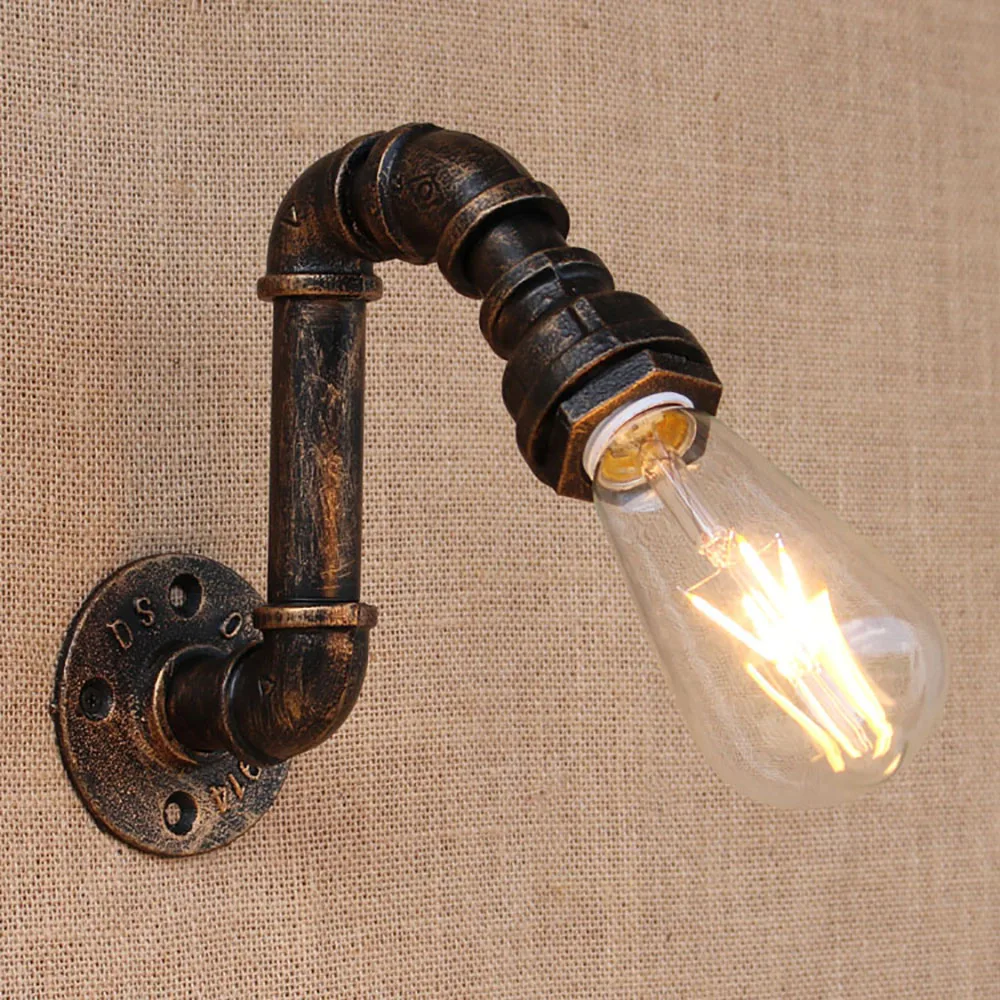 3 style Retro metal rust loft vintage Water pipe wall lamps with led/edison e27 lights for bar cafe bedside bedroom living room
3 style Retro metal rust loft vintage Water pipe wall lamps with led/edison e27 lights for bar cafe bedside bedroom living room