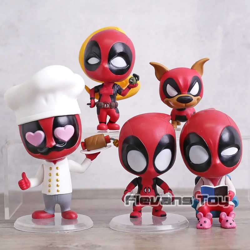 Hot Toys Cosbaby Chef Lounging Lady Deadpool Dogpool Kidpool Headpool Bobble Head Dolls PVC Action Figure Toys
Hot Toys Cosbaby Chef Lounging Lady Deadpool Dogpool Kidpool Headpool Bobble Head Dolls PVC Action Figure Toys