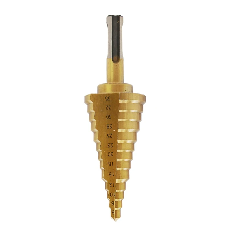 JIGONG HSS 4241 Steel Large Step Cone Hex Shank Coated Metal Drill Bit Cut Tool Set Hole Cutter 6-35mm
JIGONG HSS 4241 Steel Large Step Cone Hex Shank Coated Metal Drill Bit Cut Tool Set Hole Cutter 6-35mm