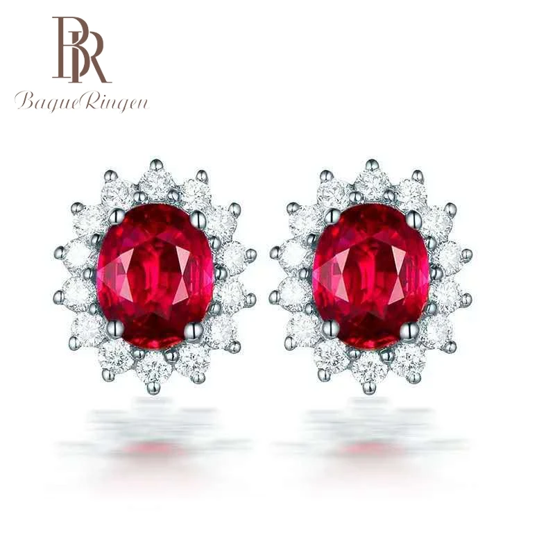 Begua Ringen Zircon Red Stone Stud Earrings For Women Girls Silver Color Female Small Earring Fashion Wedding Party Ear Jewelry
Begua Ringen Zircon Red Stone Stud Earrings For Women Girls Silver Color Female Small Earring Fashion Wedding Party Ear Jewelry