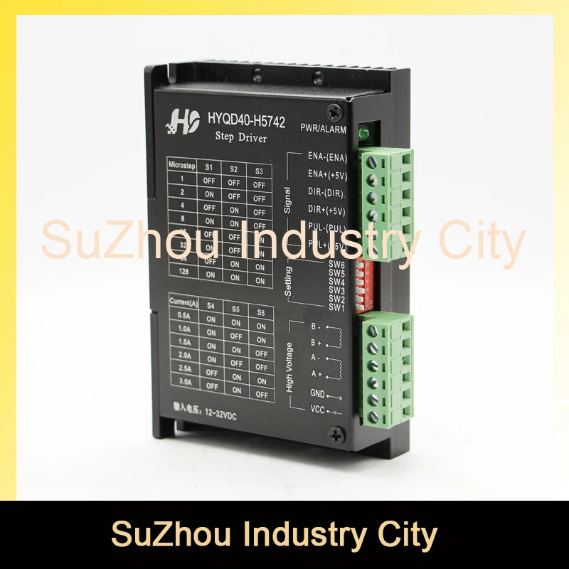 3A 12-32VDC 128 Microstep CNC Stepper motor Driver H5742 stepping motor driver for nema17,nema23 stepper motor controller
3A 12-32VDC 128 Microstep CNC Stepper motor Driver H5742 stepping motor driver for nema17,nema23 stepper motor controller