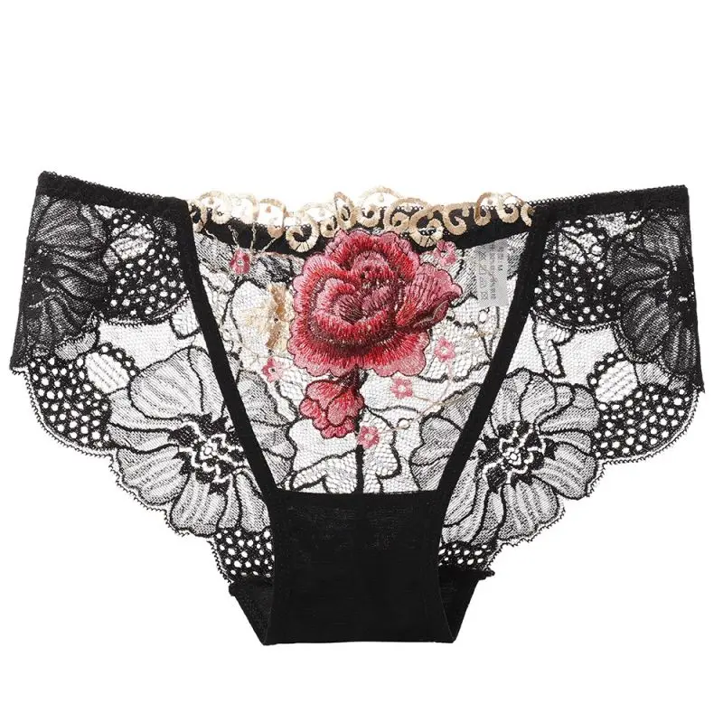 Girl Lace Mesh Panties Sexy Ladies Mid-Rise Underwear Briefs Floral Embroidery Briefs Seamless Female Underwear
Girl Lace Mesh Panties Sexy Ladies Mid-Rise Underwear Briefs Floral Embroidery Briefs Seamless Female Underwear