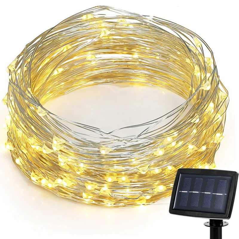 Solar Lamp LED String Lights 150LEDs Waterproof Outdoor LED Solar Starry Lights String Copper Wire Lights Ambiance Lighting
Solar Lamp LED String Lights 150LEDs Waterproof Outdoor LED Solar Starry Lights String Copper Wire Lights Ambiance Lighting