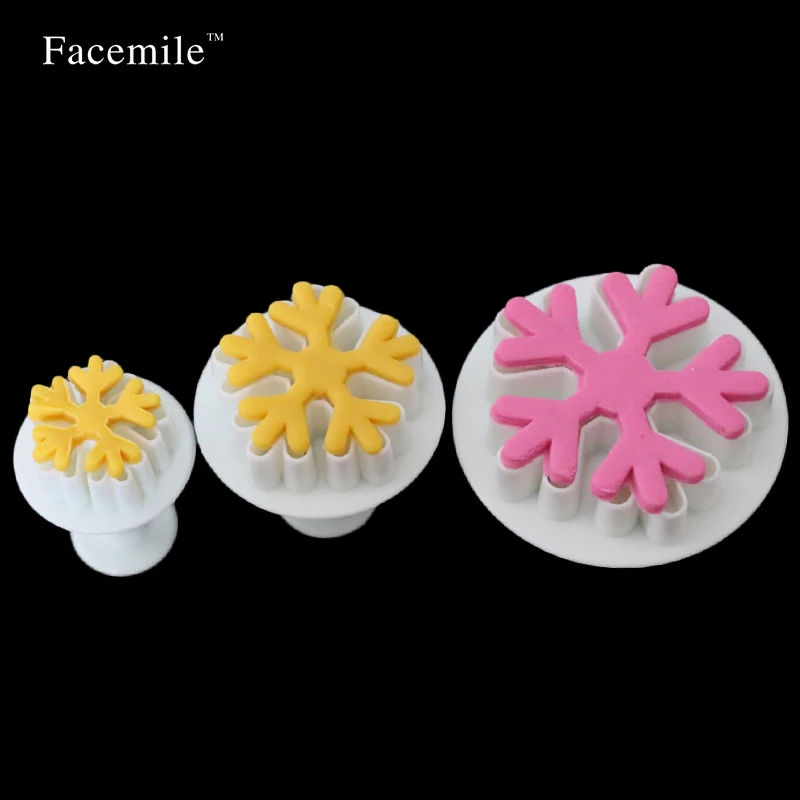 Facemile Halloween Chiratmas Snowflake Plunger Mold Cake Decorating Tool Cake Cookie Cutters Fondant Cutter 03093
Facemile Halloween Chiratmas Snowflake Plunger Mold Cake Decorating Tool Cake Cookie Cutters Fondant Cutter 03093