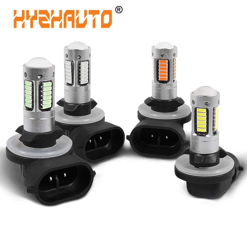 HYZHAUTO 1Pcs H27 881 LED Fog Lamp 4014 30SMD Car LED Fog Lights Day Running Light Driving Lamp 12V 6000K White Yellow Ice Blue
HYZHAUTO 1Pcs H27 881 LED Fog Lamp 4014 30SMD Car LED Fog Lights Day Running Light Driving Lamp 12V 6000K White Yellow Ice Blue