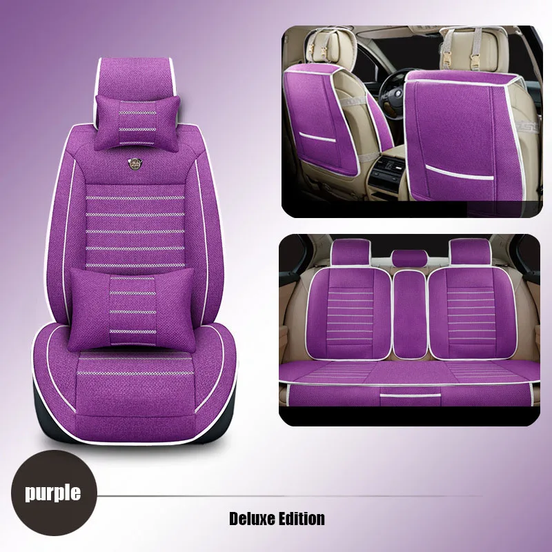 2017 luxury linen Universal car seat cover For BMW E30/34/36/39/46/60/90 f10 f30 x3 x5 x6 ACCESSORIES cushion | Автомобили и