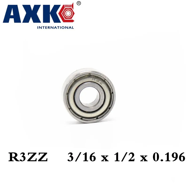 

Axk Free Shipping 10pcs R3zz Deep Groove Ball Bearing 4.762*12.7*4.978mm Inch Miniature Bearing 3/16 X 1/2 X 0.196 Abec3