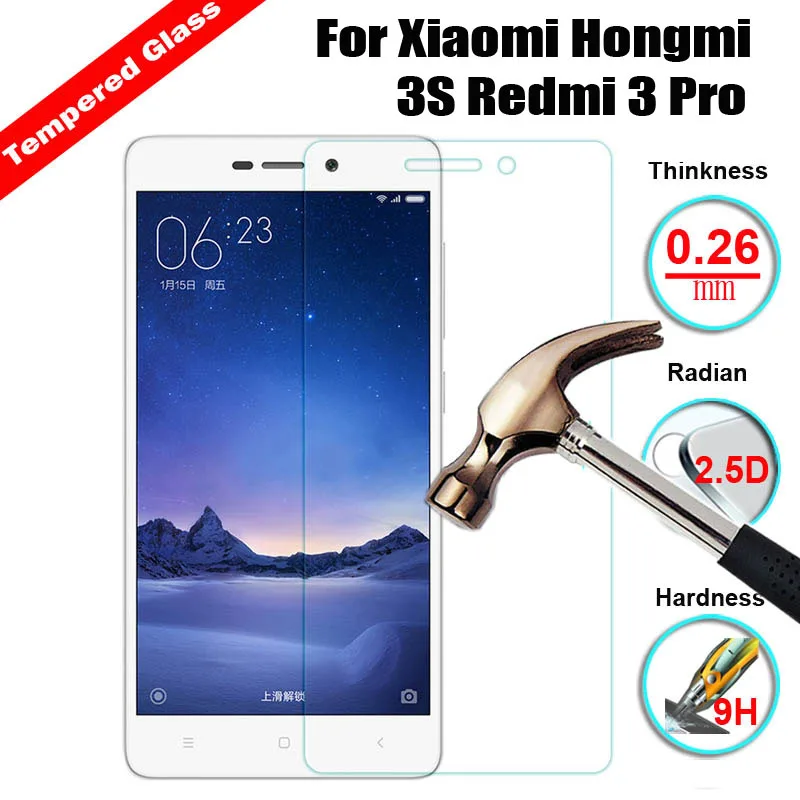 0 3 мм 2.5D Закаленное стекло для Xiaomi Hongmi 3S Pro/2/3/4/4A/4X/4Pro/Note 2/Pro/Note5A/Note прочная защита от