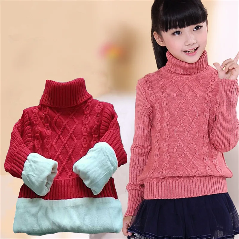 2018 Girls Sweater Winter Thicken Long Boys Sweaters Turtleneck Pullover Children's Knitwear Boys Sweaters Kids Clothing
2018 Girls Sweater Winter Thicken Long Boys Sweaters Turtleneck Pullover Children's Knitwear Boys Sweaters Kids Clothing