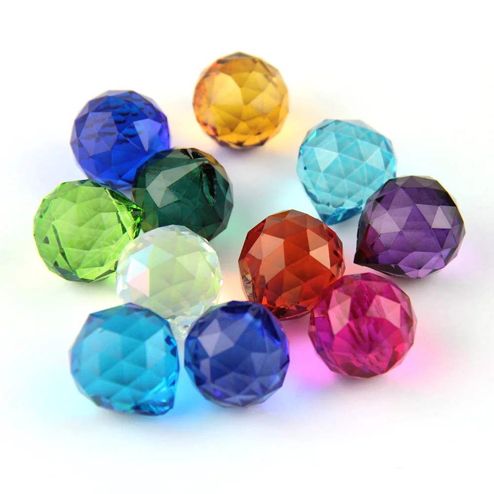 10pcs/lot 15mm Mixed Color Feng Shui X-mas Crystal Ball Crystal Prism Pendant Prism Ball For Parts
10pcs/lot 15mm Mixed Color Feng Shui X-mas Crystal Ball Crystal Prism Pendant Prism Ball For Parts