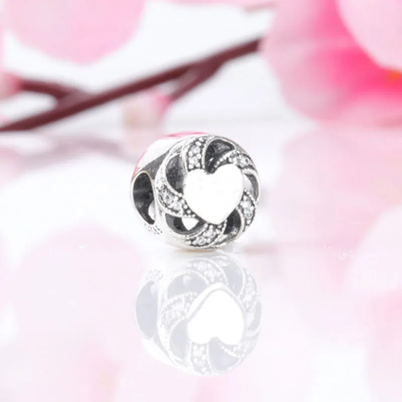 Authentic 100% 925 Sterling Silver Beads Spiral Love Hearts Beads Fit PAN Charm Original Bracelet for Jewelry Making
Authentic 100% 925 Sterling Silver Beads Spiral Love Hearts Beads Fit PAN Charm Original Bracelet for Jewelry Making