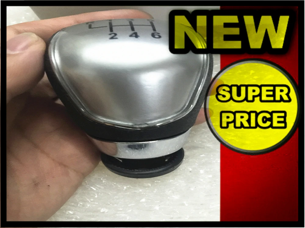 6 Speed Car Gear Shift Knob With Siver Cap For Ford Focus Fiesta MK7 C-max diameter 12mm
6 Speed Car Gear Shift Knob With Siver Cap For Ford Focus Fiesta MK7 C-max diameter 12mm