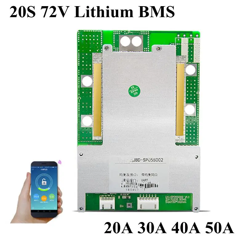 20S 72V 20A 30A 40A 50A smart BMS с bluetooth APP коммуникационная плата интерфейса UART для 72V электрический велосипед литий-ионный аккумулятор
20S 72V 20A 30A 40A 50A smart BMS с bluetooth APP коммуникационная плата интерфейса UART для 72V электрический велосипед литий-ионный аккумулятор