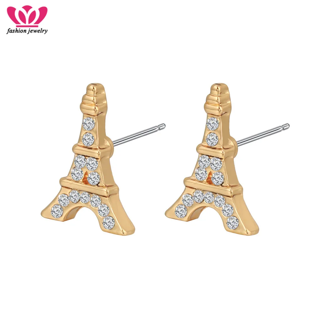 Fashion Crystal Stud Earrings For Women Tower Charming Tiny Classic Style silvery Gold Earring Jewelry Accessories Wholesale
Fashion Crystal Stud Earrings For Women Tower Charming Tiny Classic Style silvery Gold Earring Jewelry Accessories Wholesale