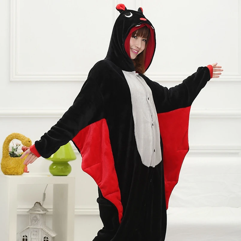 Adults Animal Pajamas Sets Cartoon Sleepwear Cosplay Zipper Women Men Winter Unisex Flannel Bat Pajamas
Adults Animal Pajamas Sets Cartoon Sleepwear Cosplay Zipper Women Men Winter Unisex Flannel Bat Pajamas