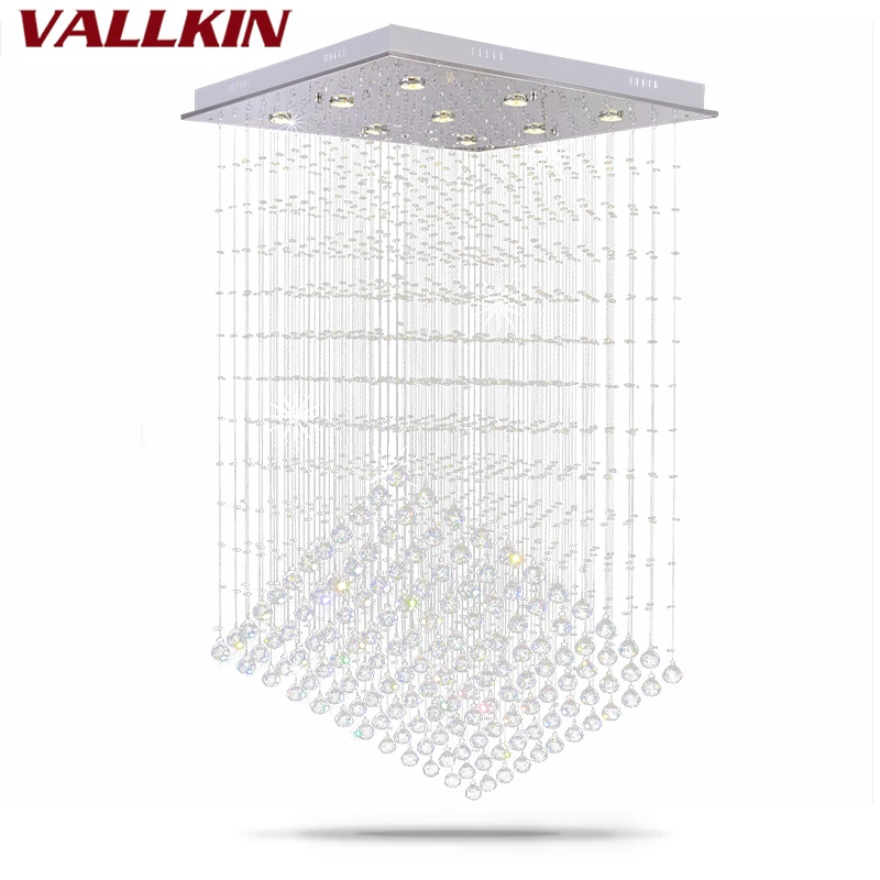 LED Square Chandeliers Light Lamps Modern K9 Modern Lighting Chandelier Luxury Crystal Light Fixtures Hallway Indoor Lamp Light
LED Square Chandeliers Light Lamps Modern K9 Modern Lighting Chandelier Luxury Crystal Light Fixtures Hallway Indoor Lamp Light