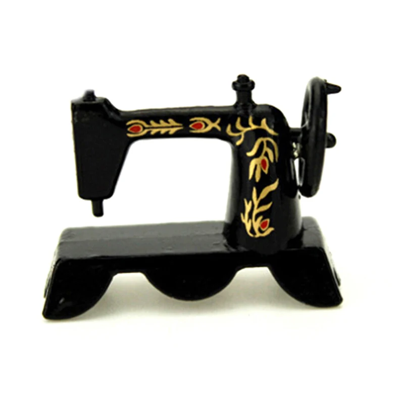 New Dollhouse Black Sewing Machine Furniture Miniatures Accessories Kids Toys Gift 1/12 Scale
New Dollhouse Black Sewing Machine Furniture Miniatures Accessories Kids Toys Gift 1/12 Scale