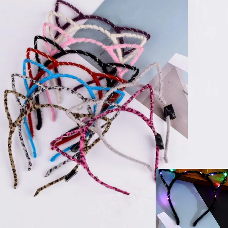 Glowing Led Kids Girls Women Headband Fox Cat Cosplay Hairbands Animal Ear Hair Wear Birthday Party Hair Accessories Christmas
Glowing Led Kids Girls Women Headband Fox Cat Cosplay Hairbands Animal Ear Hair Wear Birthday Party Hair Accessories Christmas