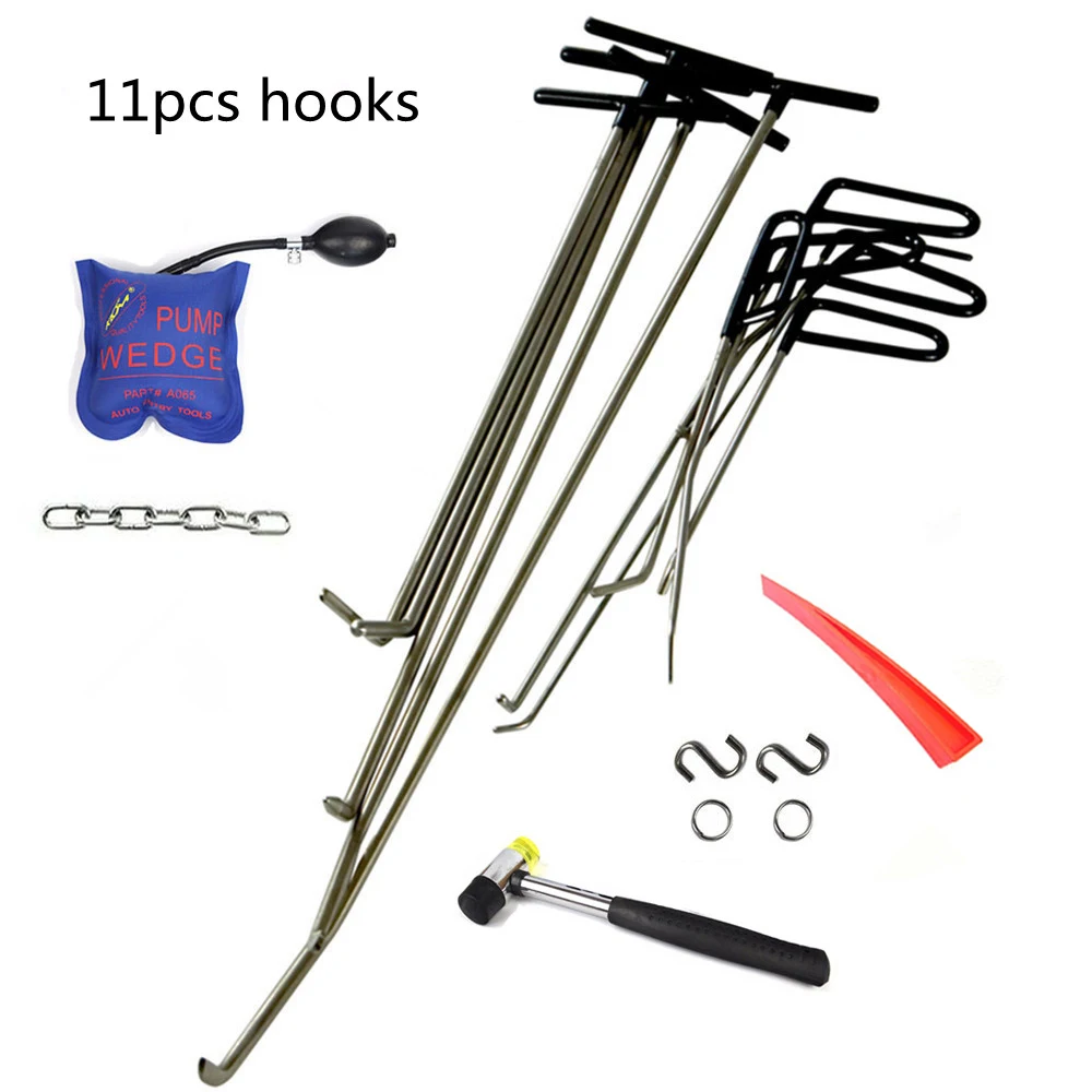19pcs/set Rods Hooks Car Dent Repair Tools Kit PaintlessProfession Dent Removal Tool
19pcs/set Rods Hooks Car Dent Repair Tools Kit PaintlessProfession Dent Removal Tool